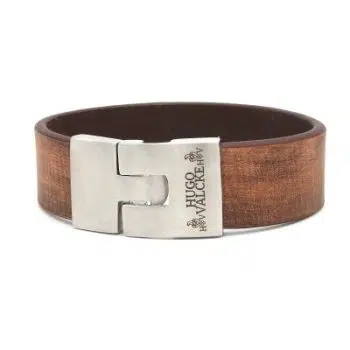 Hugo Valcke Vintage Bruin Armband 20mm