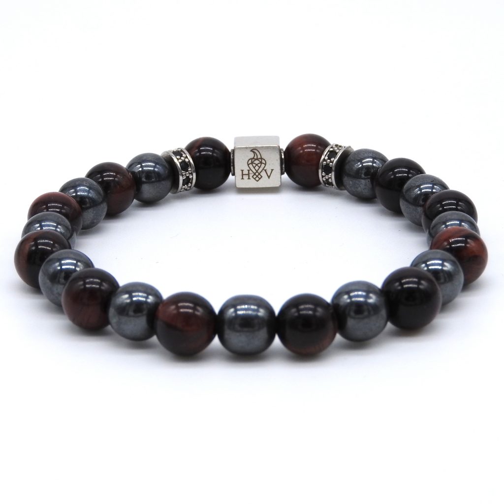 Hugo Valcke Hematite & Red Tiger Eye - Afbeelding 4