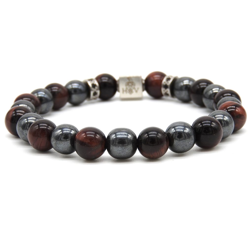 Hugo Valcke Hematite & Red Tiger Eye - Afbeelding 3