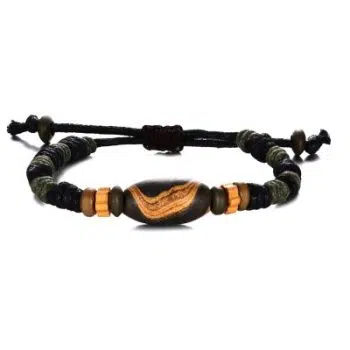 Porcelain Bead braided rope Bracelet