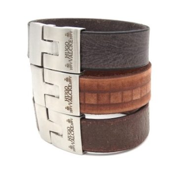 Hugo Valcke Brown Armband 20mm - Afbeelding 3