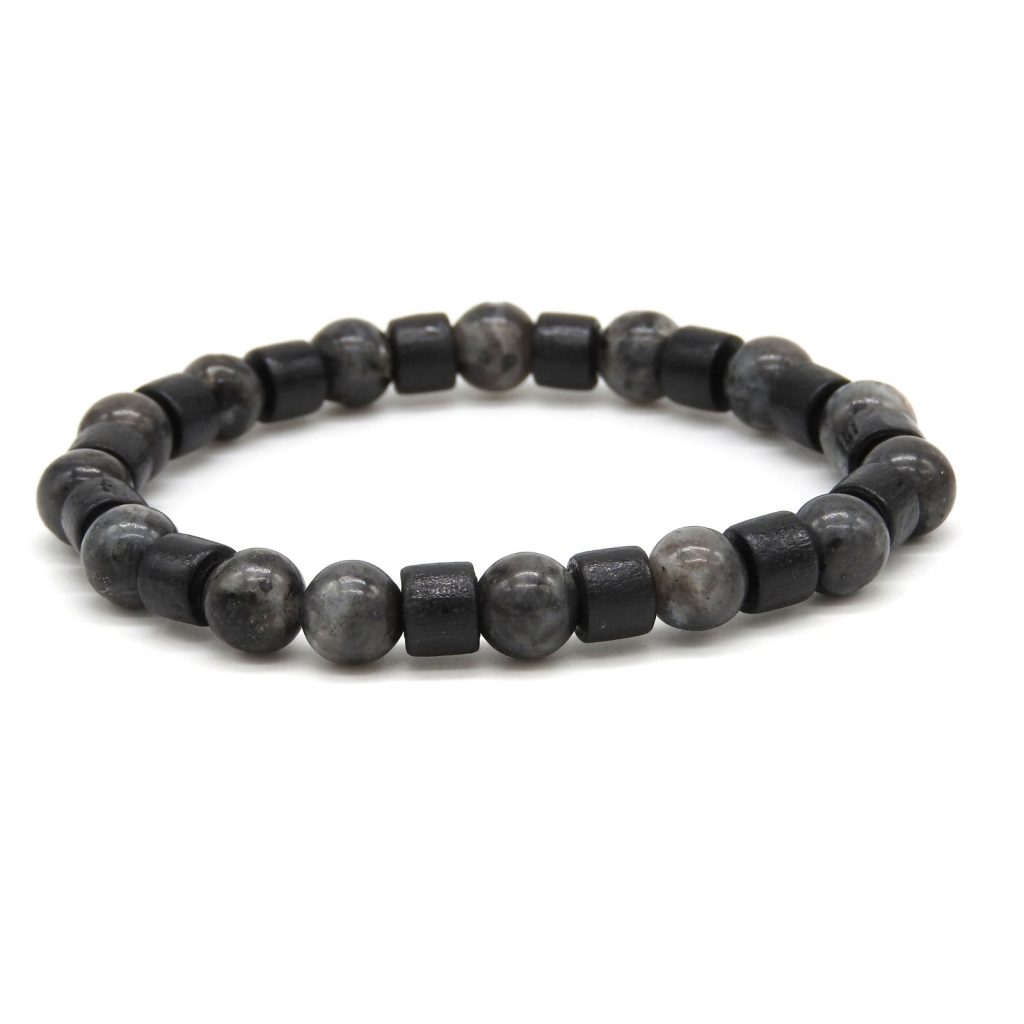 Grey Black Woods Armband