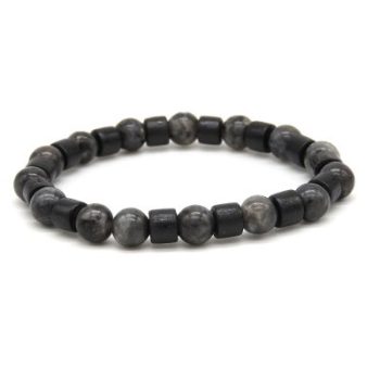 Grey Black Woods Armband