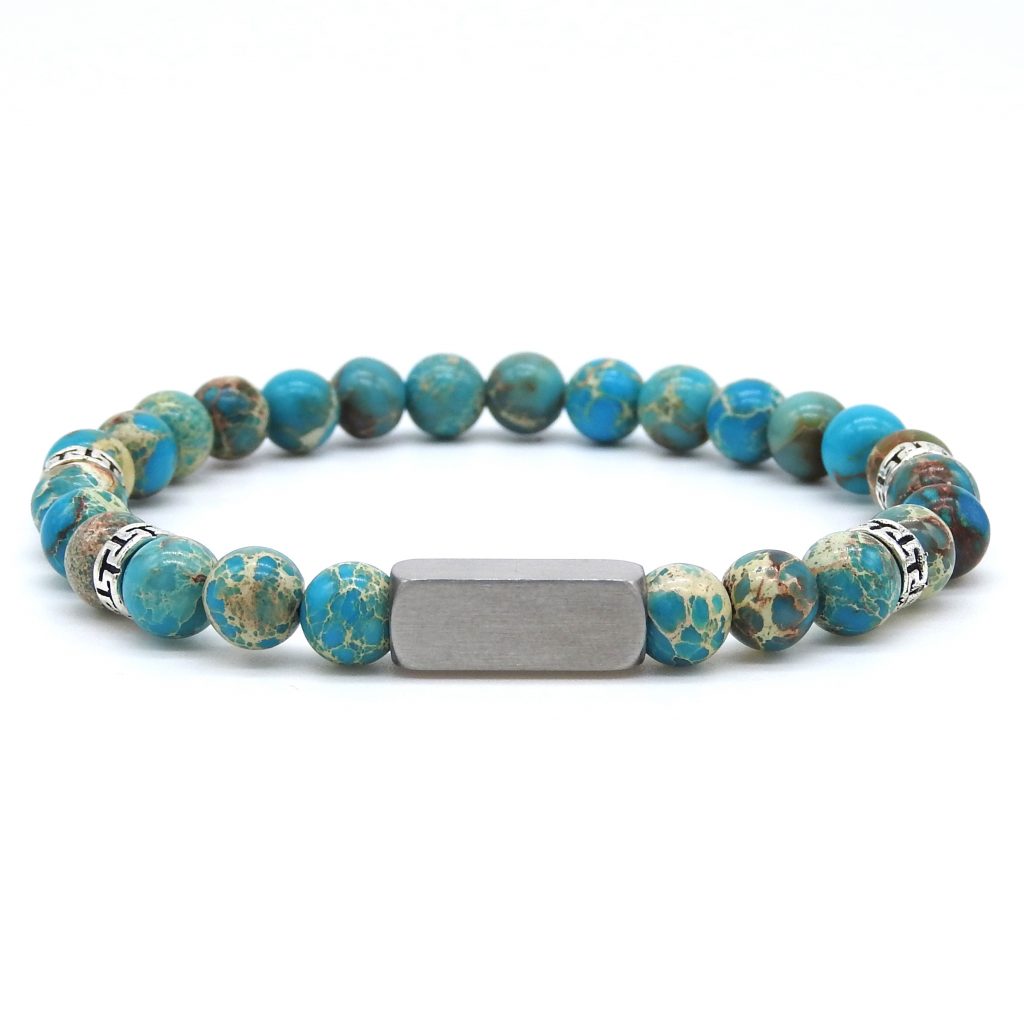 Graveer Armband-Blue Multi
