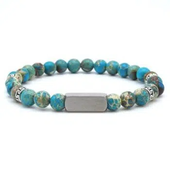 Graveer Armband-Blue Multi