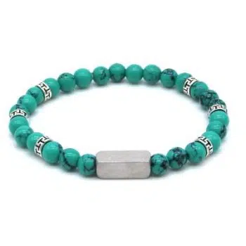 Graveer Armband-Turquoise