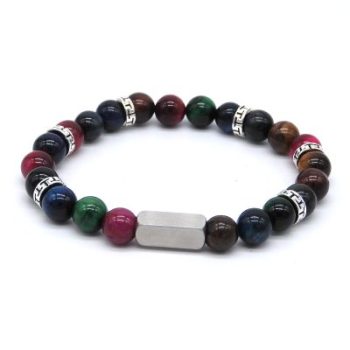 Graveer Armband-Rainbow 8mm - Afbeelding 3
