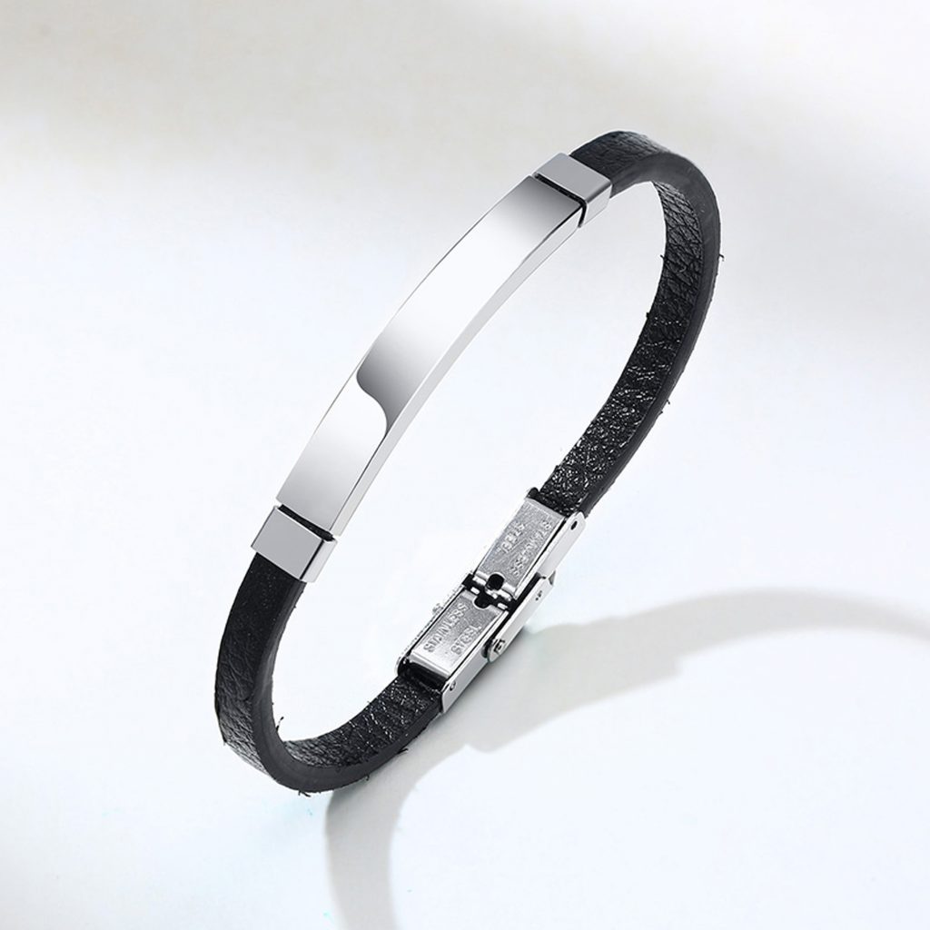 Graveer Armband-Black Small - Afbeelding 2