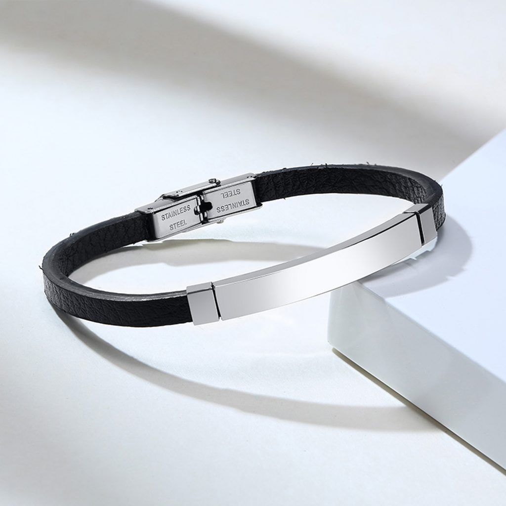 Graveer Armband-Black Small - Afbeelding 3