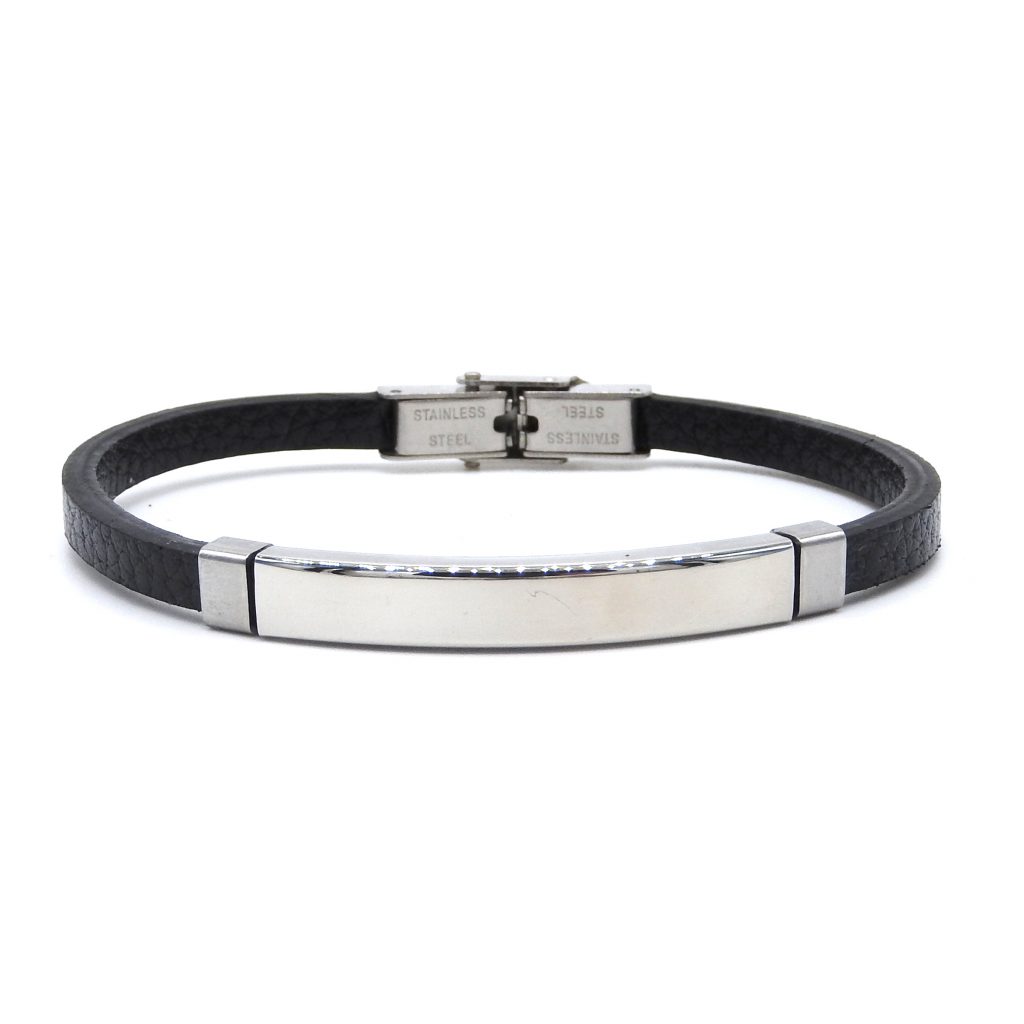 Graveer Armband-Black Small