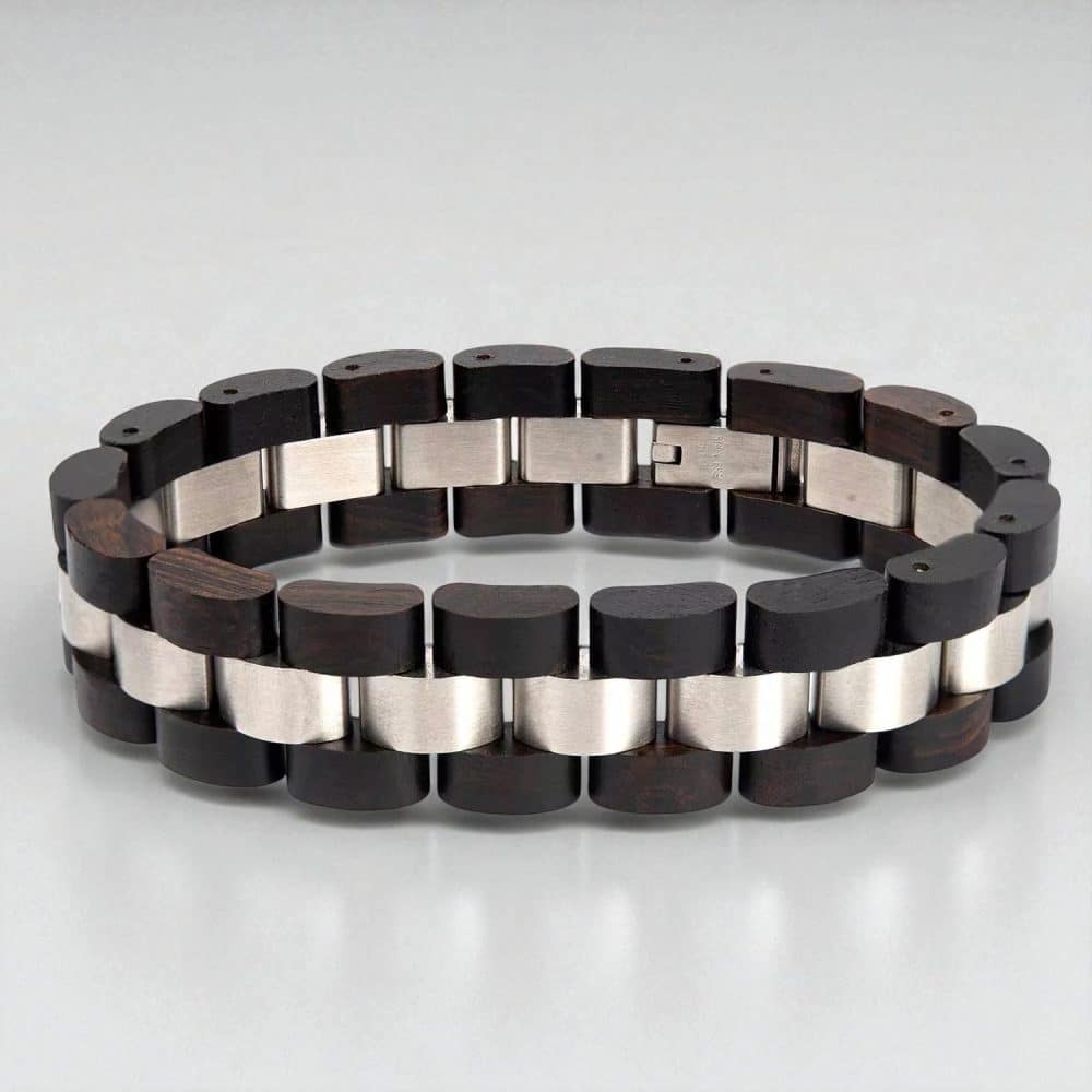 Heren houten armband