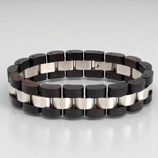 Heren houten armband