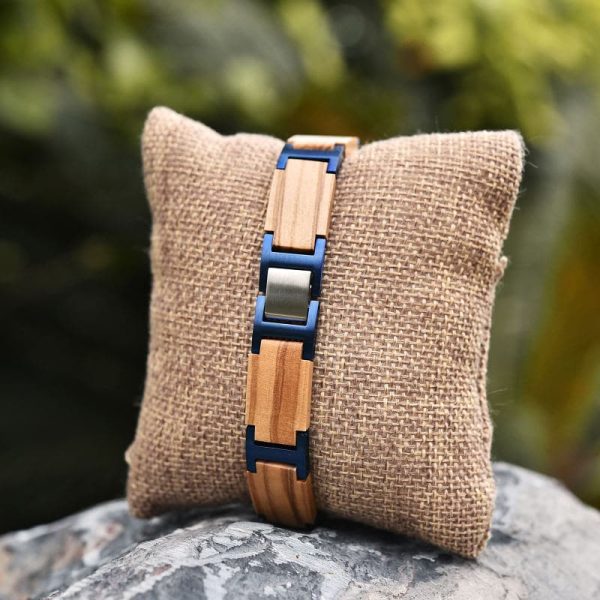 bracelet heren dames hout
