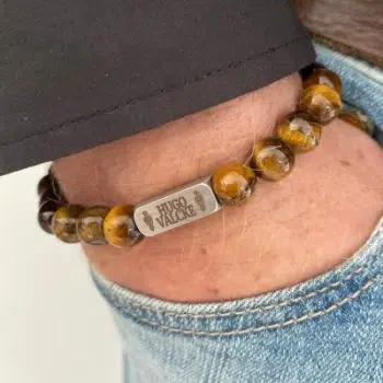 Hugo Valcker - Tiger Eye - small Zilver - sfeer