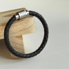 Rond gevlochten armband