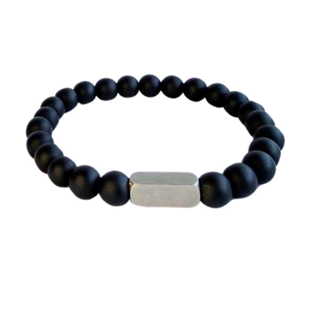 Graveer Armband Black Onyx - Afbeelding 2