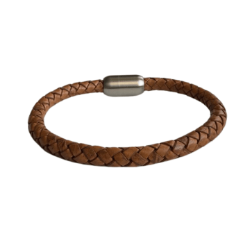Graveer Armband Gevlochten Leer - Afbeelding 3