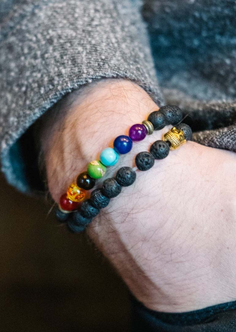 Heren kralen armband